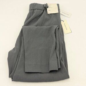 Aritzia Babaton Conan Pant Cropped, slim-leg trousers, Black, Size 00